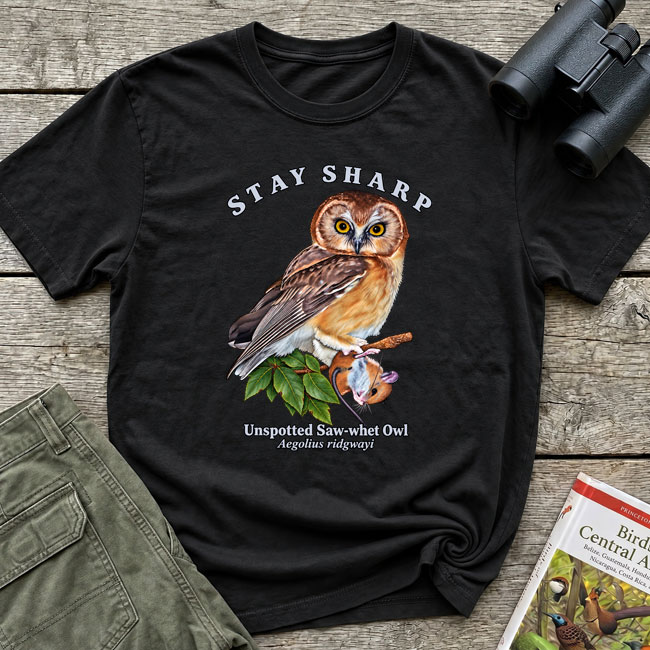 Unspotted Saw-whet Owl shirt